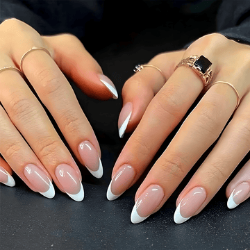 beautiful french tip nails