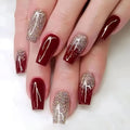 matte velvet nails