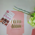 nude acrylic nails skin