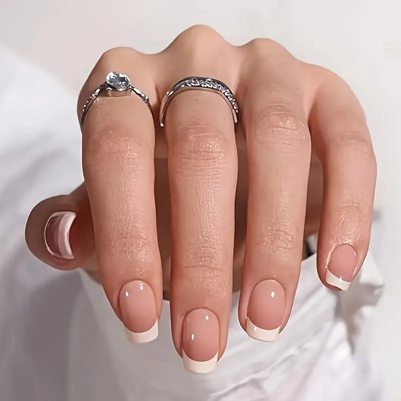 short french nails images
