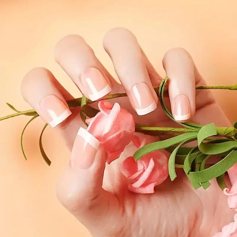 short french nails images